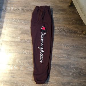 Champion Reverse Weave Plum Sweatpants
